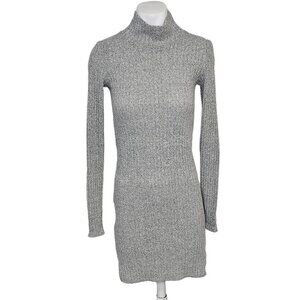 Aritzia Wilfred Free Mariel Mock Neck Long Sleeve Bodycon  Dress Size XXS